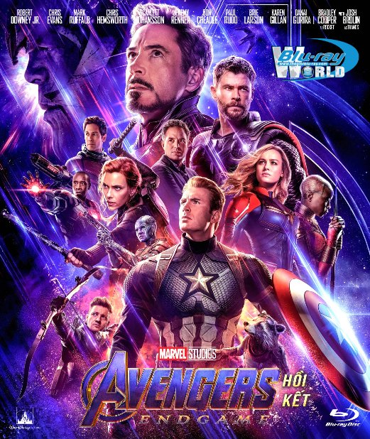 F1732. Avengers 4 Endgame 2019 - Biệt Đội Siêu Anh Hùng 4: Hồi Kết 2D50G (DTS-HD MA 7.1) 